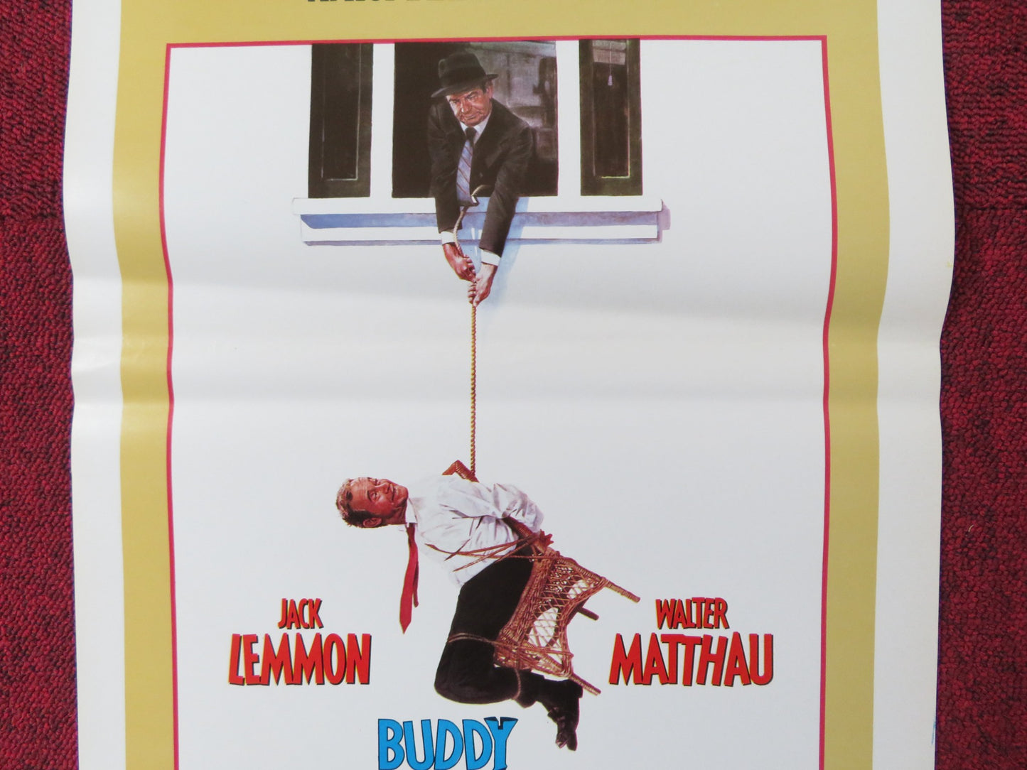 BUDDY BUDDY ITALIAN LOCANDINA POSTER JACK LEMMON WALTER MATTHAU 1981