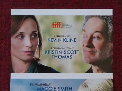 MY OLD LADY ITALIAN LOCANDINA POSTER KEVIN KLINE MAGGIE SMITH 2014