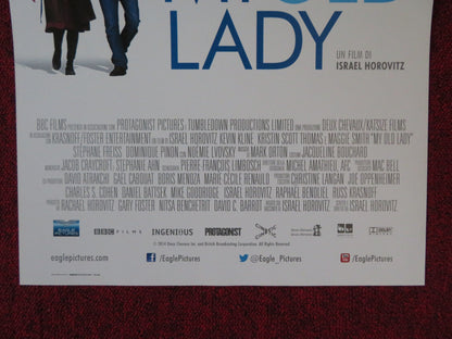 MY OLD LADY ITALIAN LOCANDINA POSTER KEVIN KLINE MAGGIE SMITH 2014