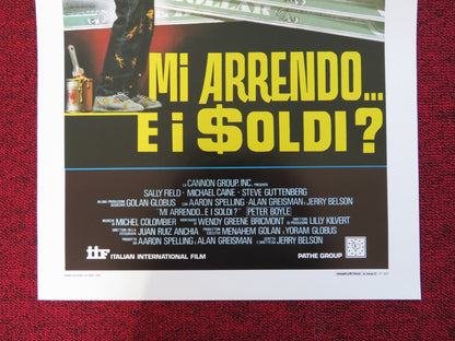 SURRENDER ITALIAN LOCANDINA POSTER MICHAEL CAINE SALLY FIELD 1990