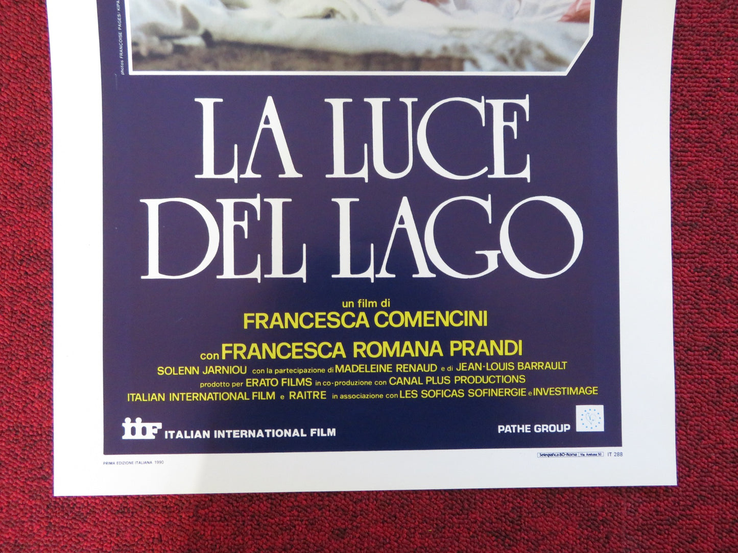 LA LUMIERE DU LAC ITALIAN LOCANDINA POSTER NICOLE GARCIA WADECK STANCZAK 1990