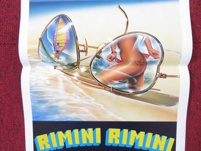 RIMINI RIMINI ITALIAN LOCANDINA POSTER PAOLO VILLAGGIO SERENA GRANDI 1987