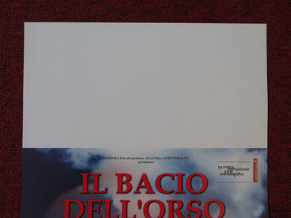 IL BACIO DELL'ORSO ITALIAN LOCANDINA POSTER REBECKA LILJEBERG JOACHIM KROL 2002