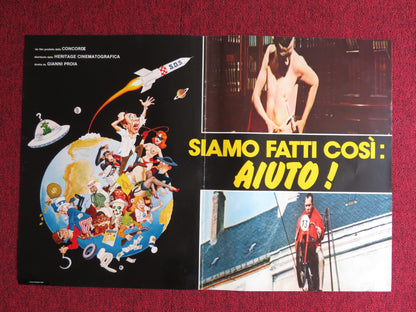 SIAMO FATTI COSI: AIUTO! - D ITALIAN FOTOBUSTA POSTER MAX TURILLI 1980