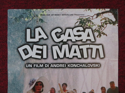 LA CASA DEI MATTI ITALIAN LOCANDINA POSTER YULIYA VYSOTSKAYA E. MIRONOV 2002