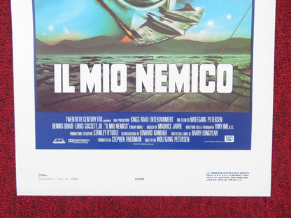 ENEMY MINE ITALIAN LOCANDINA POSTER DENNIS QUAID LOUIS GOSSETT JR. 1985