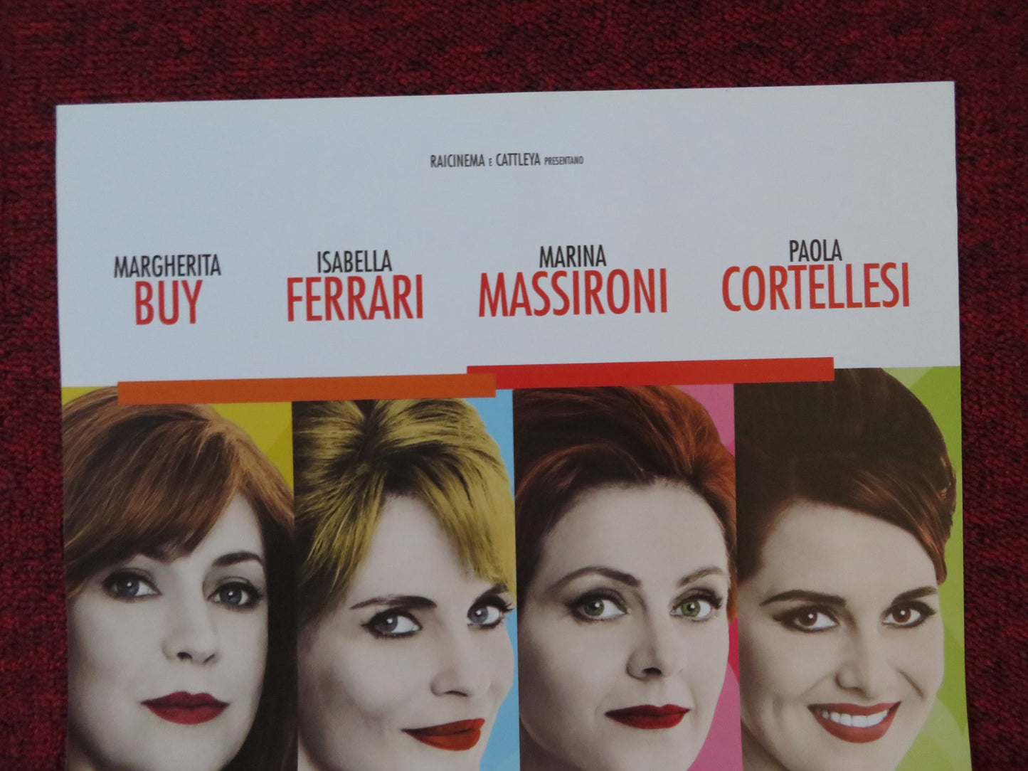 DUE PARTITE ITALIAN LOCANDINA POSTER ISABELLA FERRARI MARGHERITA BUY 2009