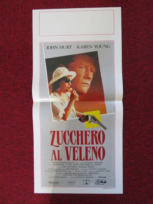 ZUCCHERO AL VELENO ITALIAN LOCANDINA POSTER JOHN HURT KAREN YOUNG 1989