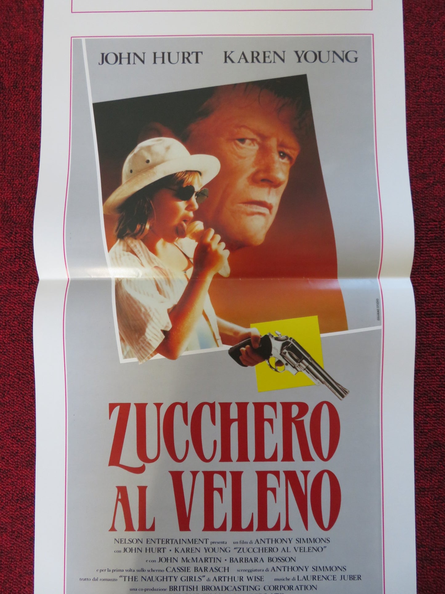 ZUCCHERO AL VELENO ITALIAN LOCANDINA POSTER JOHN HURT KAREN YOUNG 1989