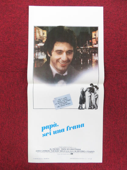 AUTHOR! AUTHOR! ITALIAN LOCANDINA POSTER AL PACINO DYAN CANNON 1982