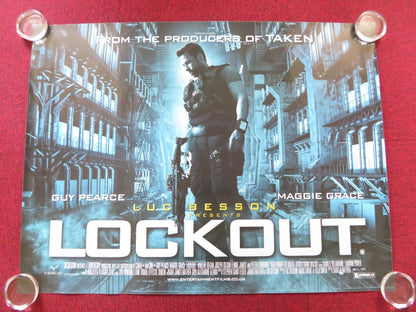 LOCKOUT UK QUAD (30"x 40") ROLLED POSTER GUY PEARCE MAGGIE GRACE 2012