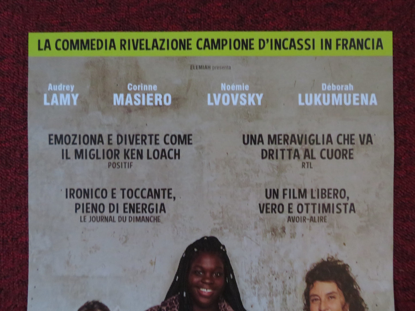 LE INVISIBILI ITALIAN LOCANDINA POSTER AUDREY LAMY CORINNE MASIERO 2018