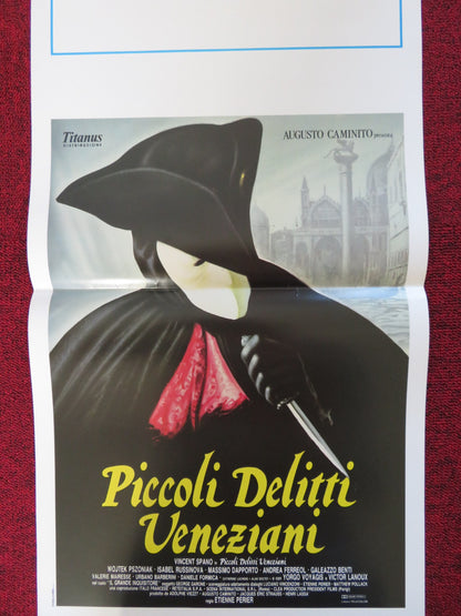 PICCOLI DELITTI VENEZIANI ITALIAN LOCANDINA POSTER VINCENT SPANO 1989