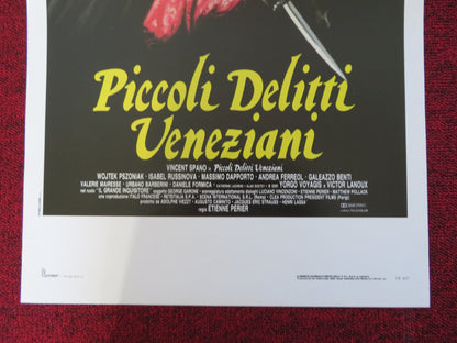 PICCOLI DELITTI VENEZIANI ITALIAN LOCANDINA POSTER VINCENT SPANO 1989