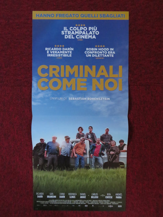 CRIMINALI COME NOI ITALIAN LOCANDINA POSTER RICARDO DARIN LUIS BRANDONI 2019