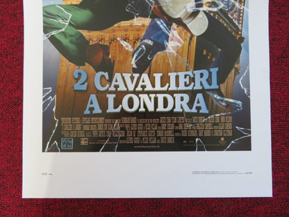 SHANGHAI KNIGHTS ITALIAN LOCANDINA POSTER JACKIE CHAN OWEN WILSON 2003