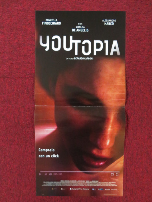 YOUTOPIA ITALIAN LOCANDINA POSTER DONATELLA FINOCCHIARO MATILDA DE ANGELIS 2018