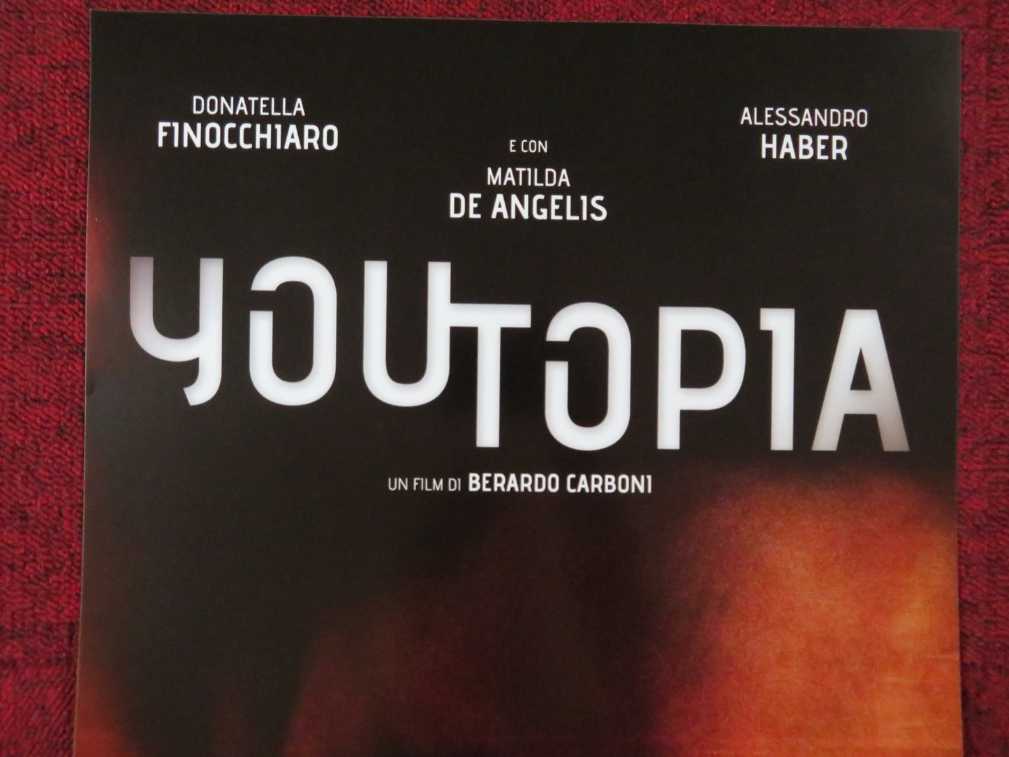 YOUTOPIA ITALIAN LOCANDINA POSTER DONATELLA FINOCCHIARO MATILDA DE ANGELIS 2018