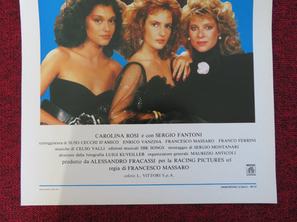 TI PRESENTO UN'AMICA ITALIAN LOCANDINA POSTER MICHELE PLACIDO KATE CAPSHAW 1988