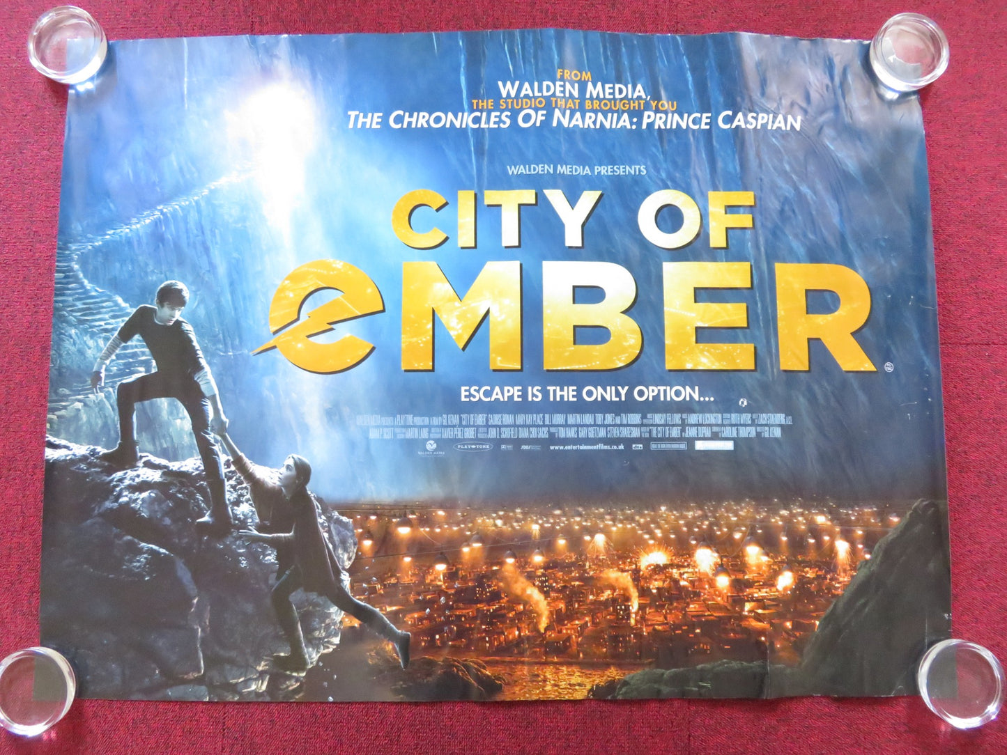 CITY OF EMBER UK QUAD (30"x 40") ROLLED POSTER SAOIRSE RONAN H. TREADAWAY 2008