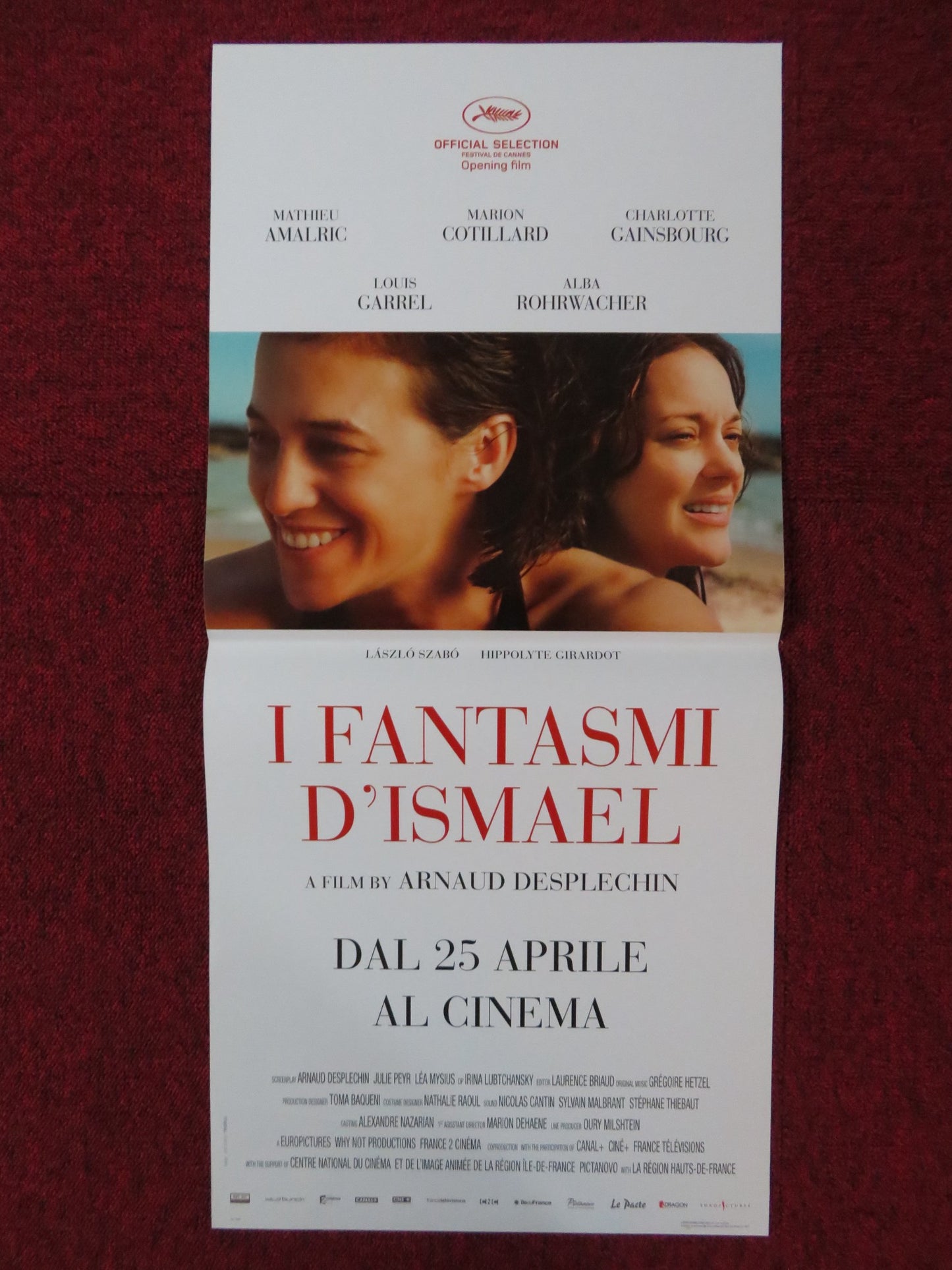 I FANTASMI D'ISMAEL ITALIAN LOCANDINA POSTER MATHIEU AMALRIC M. COTILLARD 2017