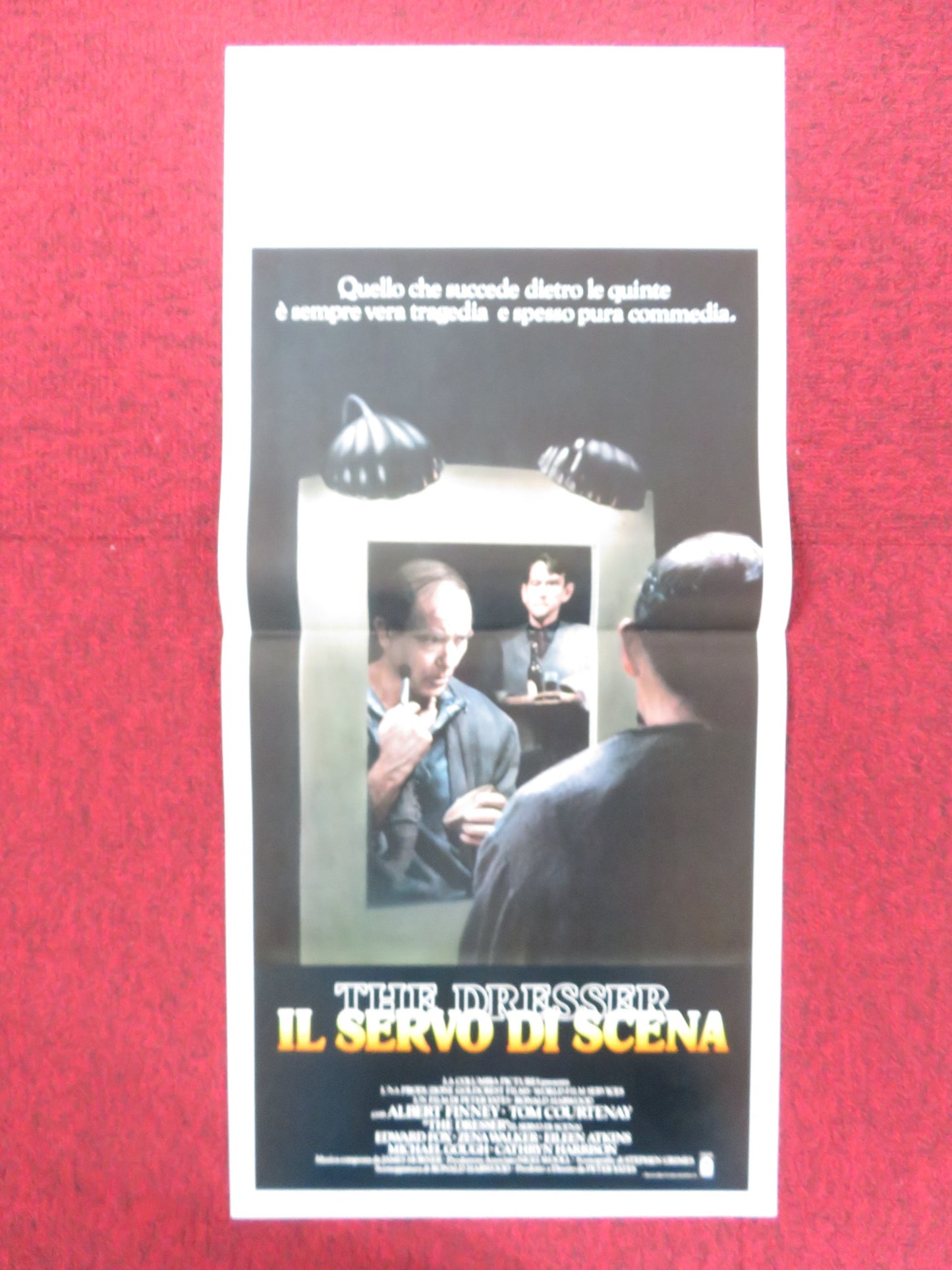 THE DRESSER ITALIAN LOCANDINA POSTER ALBERT FINNET TOM COURTENAY 1984