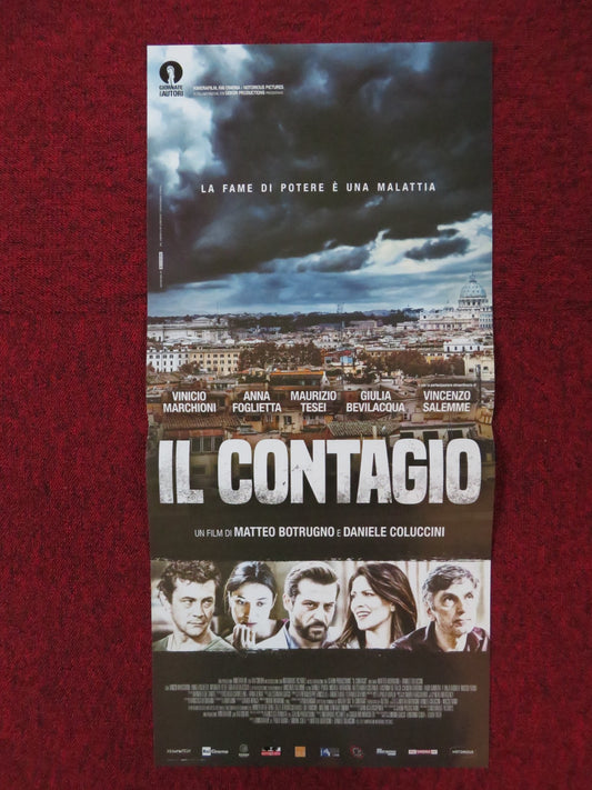 IL CONTAGIO ITALIAN LOCANDINA POSTER VINICIO MARCHIONI ANN FOGLIETTA 2017