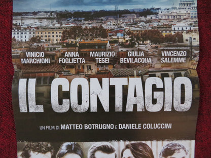 IL CONTAGIO ITALIAN LOCANDINA POSTER VINICIO MARCHIONI ANN FOGLIETTA 2017