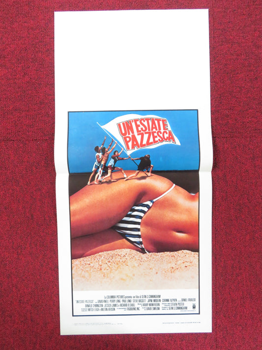 SPRING BREAK ITALIAN LOCANDINA POSTER DAVID KNELL PERRY LANG 1983