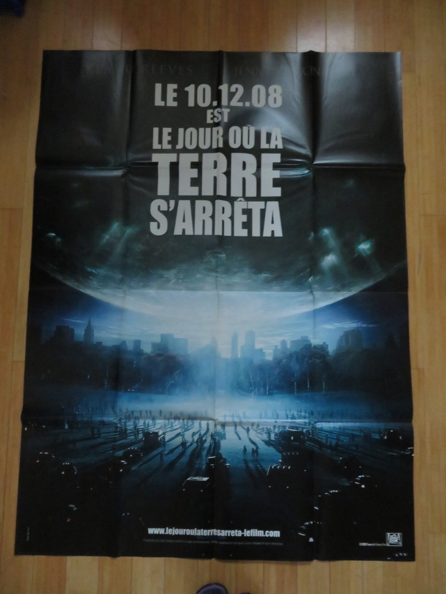 THE DAY THE EARTH STOOD STILL FRENCH GRANDE POSTER KEANU REEVES J. CONNELLY 2008