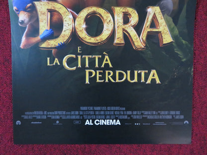 DORA AND THE LOST CITY OF GOLD ITALIAN LOCANDINA POSTER ISABELA MERCED 2019