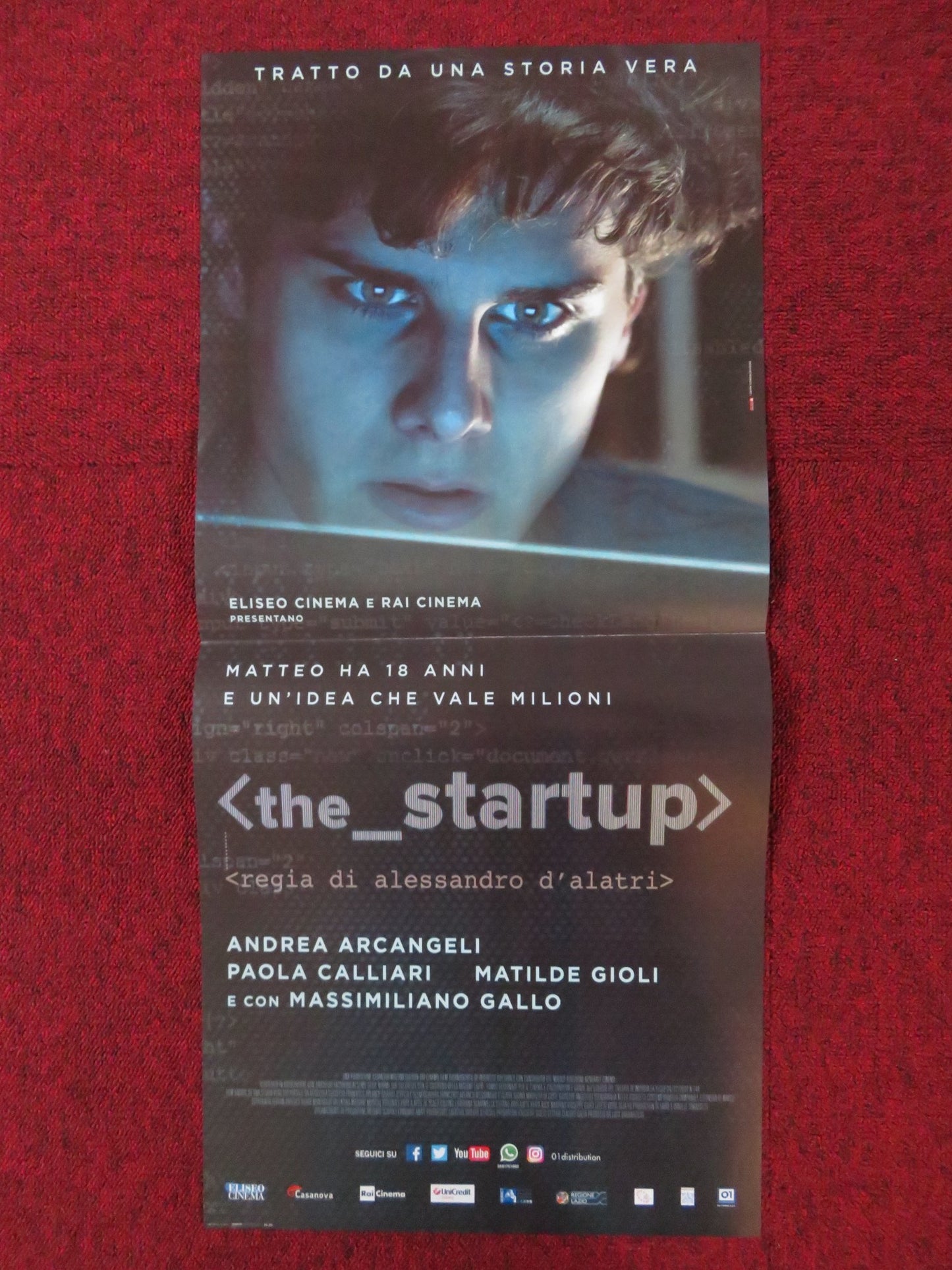 THE STARTUP: ACCENDI IL TUO FUTURO ITALIAN LOCANDINA POSTER A. ARCANGELI 2017