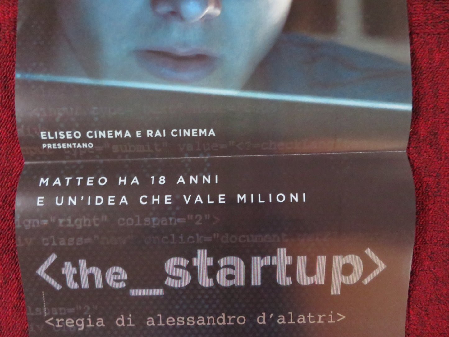 THE STARTUP: ACCENDI IL TUO FUTURO ITALIAN LOCANDINA POSTER A. ARCANGELI 2017