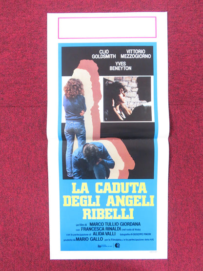 LA CADUTA DEGLI ANGELI RIBELLI ITALIAN LOCANDINA POSTER CLIO GOLDSMITH 1981