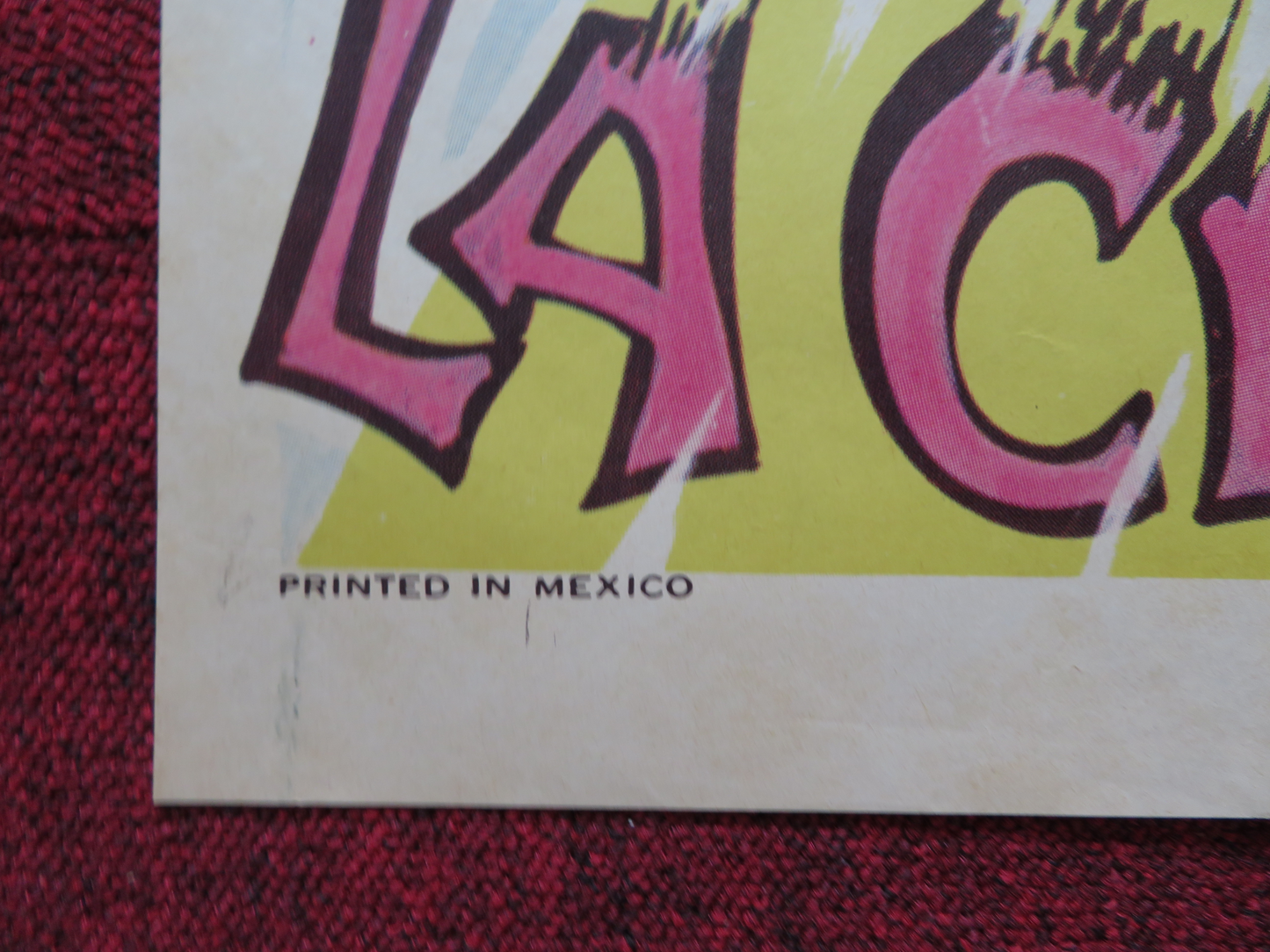 LA CRIADA BIEN CRIADA FOLDED MEXICAN POSTER MARIA VICTORIA GUILLERMO RIVAS 1972