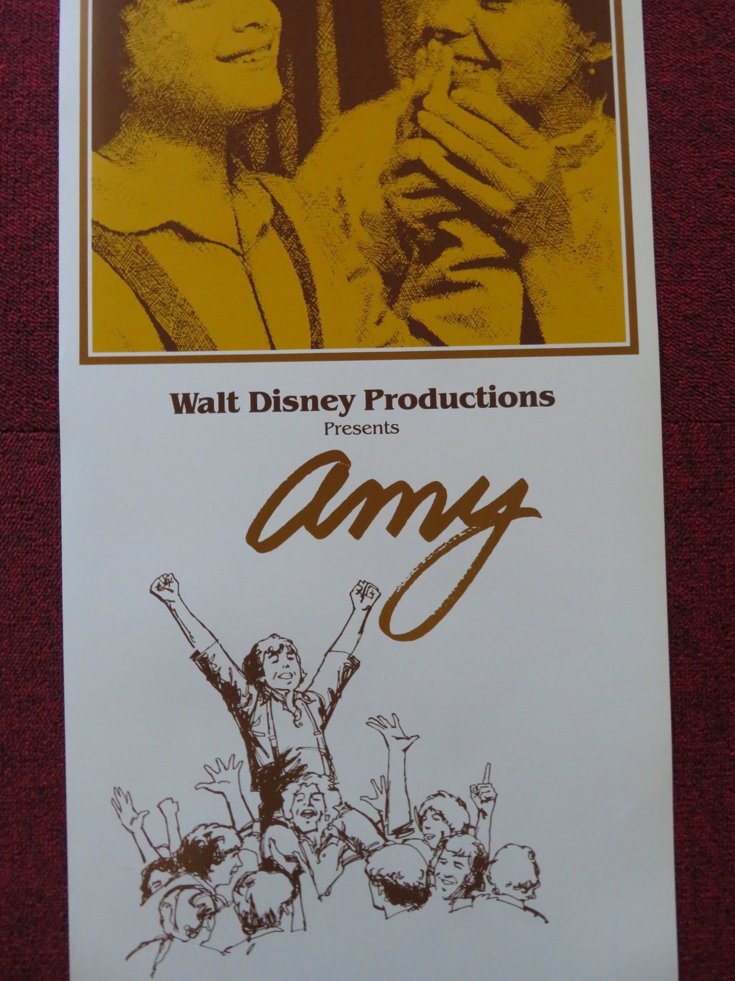 AMY US INSERT (14"x 36") POSTER DISNEY JENNY AGUTTER BARRY NEWMAN 1981