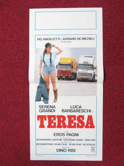 TERESA ITALIAN LOCANDINA POSTER SERENA GRANDI LUCA BARBARESCHI 1987