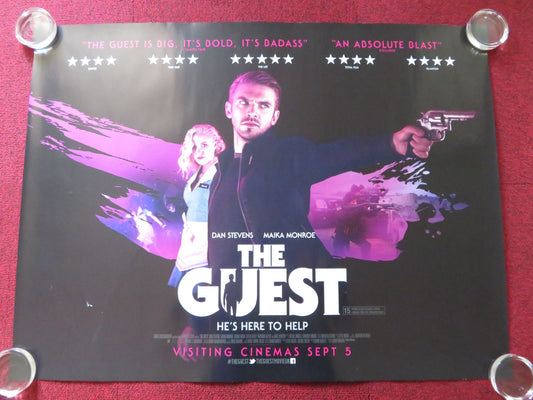 THE GUEST UK QUAD (30"x 40") ROLLED POSTER DAN STEVENS MAIKA MONROE 2014