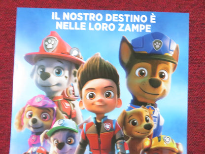 PAW PATROL THE MOVIE ITALIAN LOCANDINA POSTER TYLER PERRY RON PARDO 2021