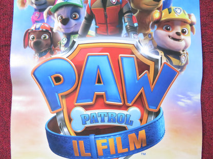 PAW PATROL THE MOVIE ITALIAN LOCANDINA POSTER TYLER PERRY RON PARDO 2021