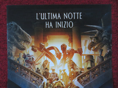 NIGHT AT THE MUSEUM 3 ITALIAN LOCANDINA POSTER BEN STILLER ROBIN WILLIAMS 2014