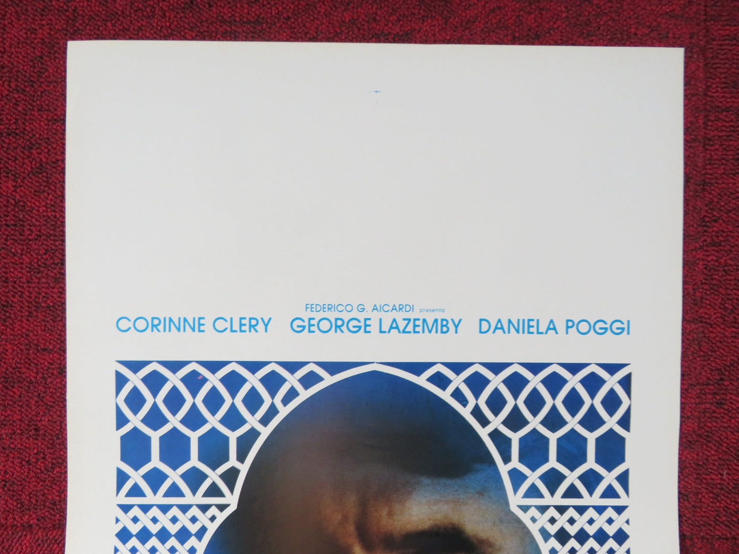 LAST HAREM ITALIAN LOCANDINA POSTER CORINNE CLERY GEORGE LAZENBY 1981