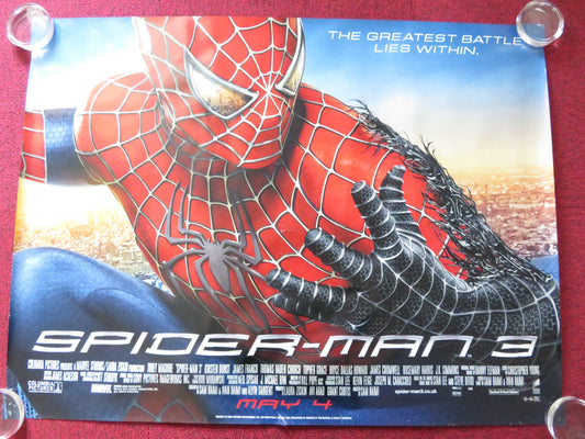 SPIDER-MAN 3 UK QUAD (30"x 40") ROLLED POSTER TOBEY MAGUIRE KIRSTEN DUNST 2007