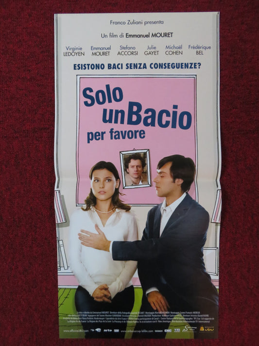 SOLO UN BACIO PER FAVORE ITALIAN LOCANDINA POSTER VIRGINIE LEDOYEN 2007