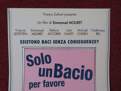 SOLO UN BACIO PER FAVORE ITALIAN LOCANDINA POSTER VIRGINIE LEDOYEN 2007