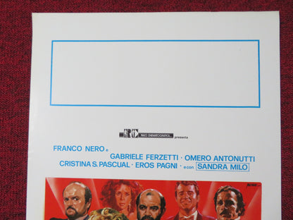 GROG ITALIAN LOCANDINA POSTER FRANCO NERO GABRIELE FERZETTI 1982