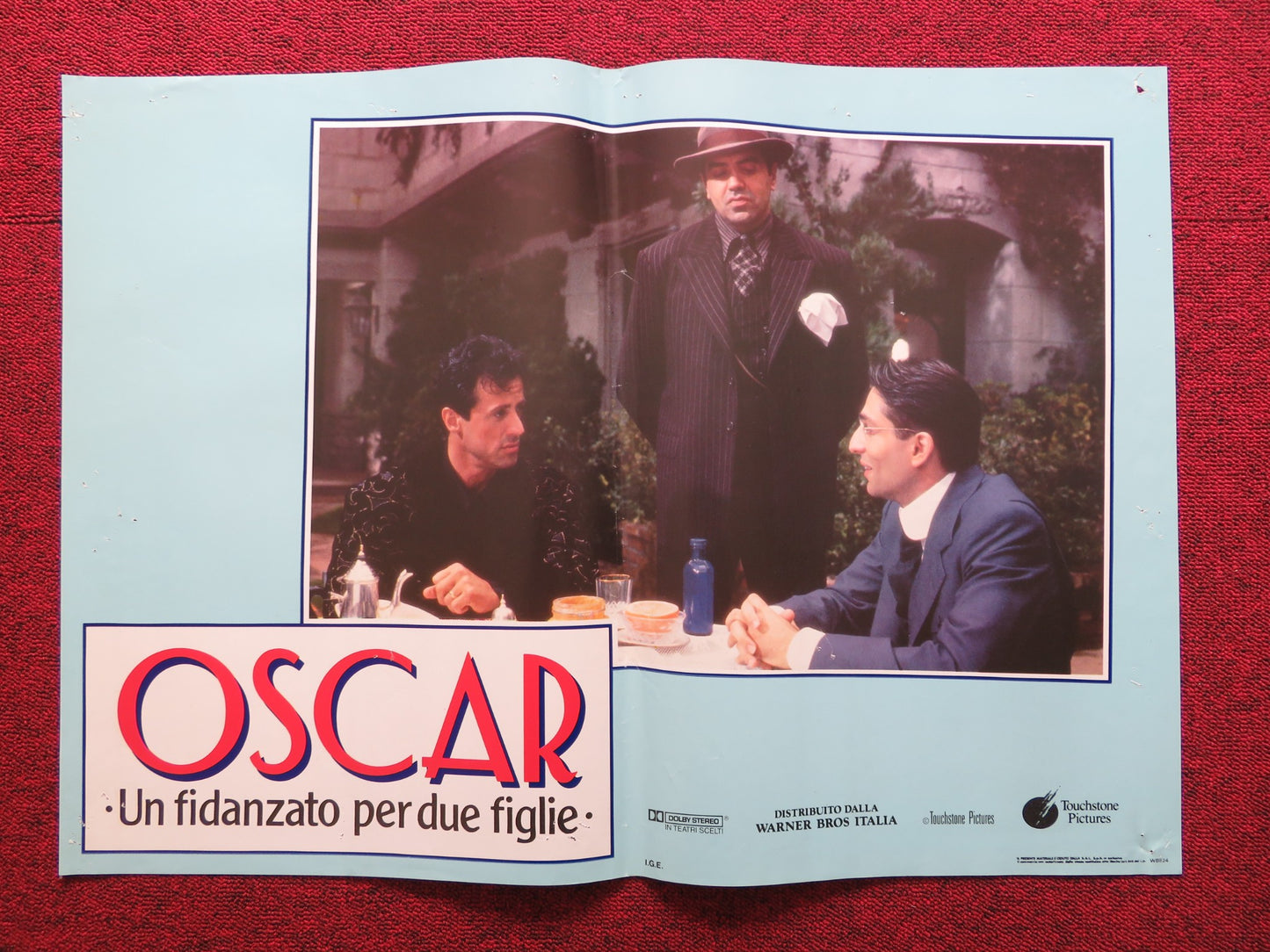 OSCAR - B ITALIAN FOTOBUSTA POSTER SYLVESTER STALLONE JOHN LANDIS 1991