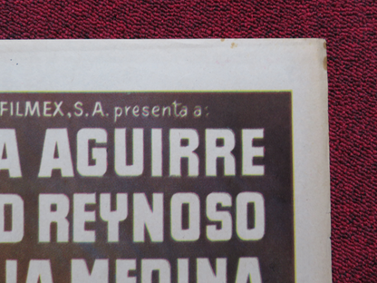 LAS FIGURAS DE ARENA FOLDED MEXICAN POSTER ELSA AGUIRRE DAVID REYNOSO 1970