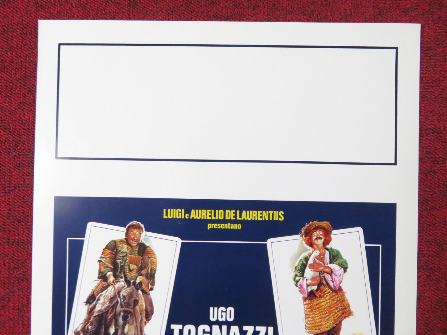 BERTOLDO, BERTOLDINO AND CACASENNO ITALIAN LOCANDINA POSTER UGO TOGNAZZI 1984