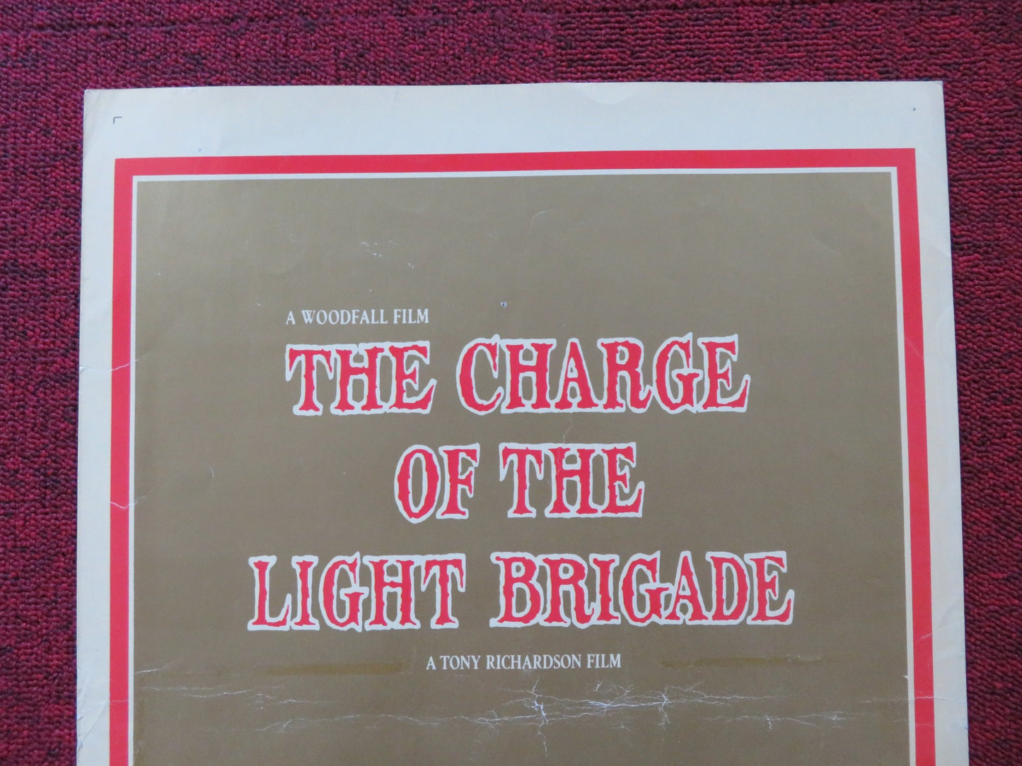 THE CHARGE OF THE LIGHT BRIGADE US INSERT (14"x 36") POSTER TREVOR HOWARD 1968